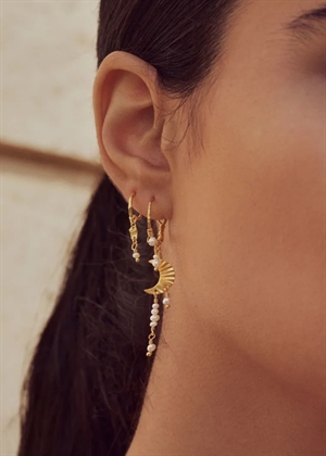 Evelyn earrings Forgyldt Maanesten 